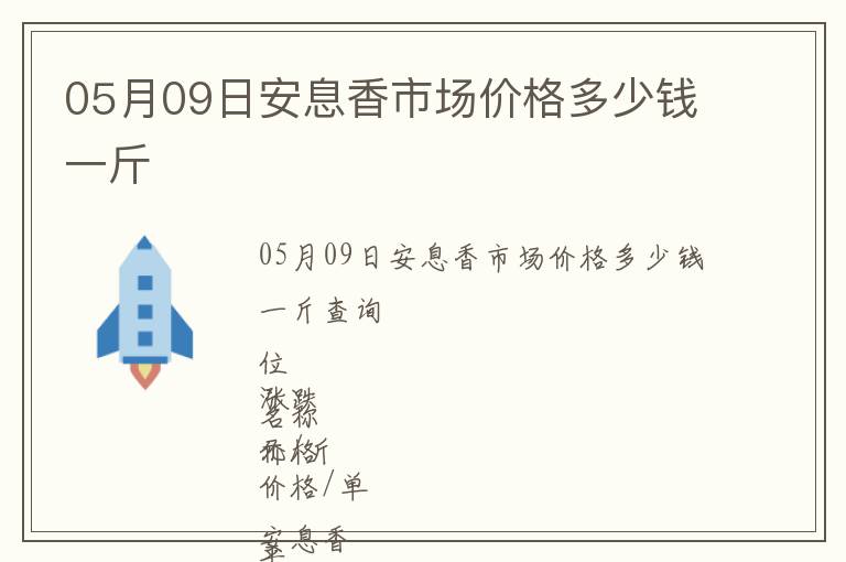 05月09日安息香市場(chǎng)價(jià)格多少錢一斤