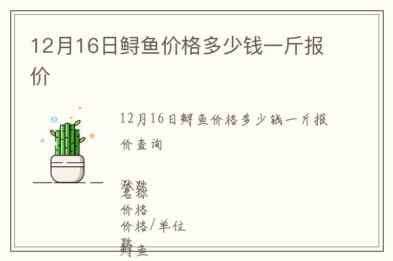 12月16日鱘魚價格多少錢一斤報價