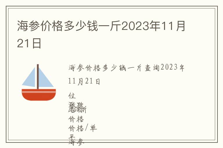 海參價(jià)格多少錢(qián)一斤2023年11月21日