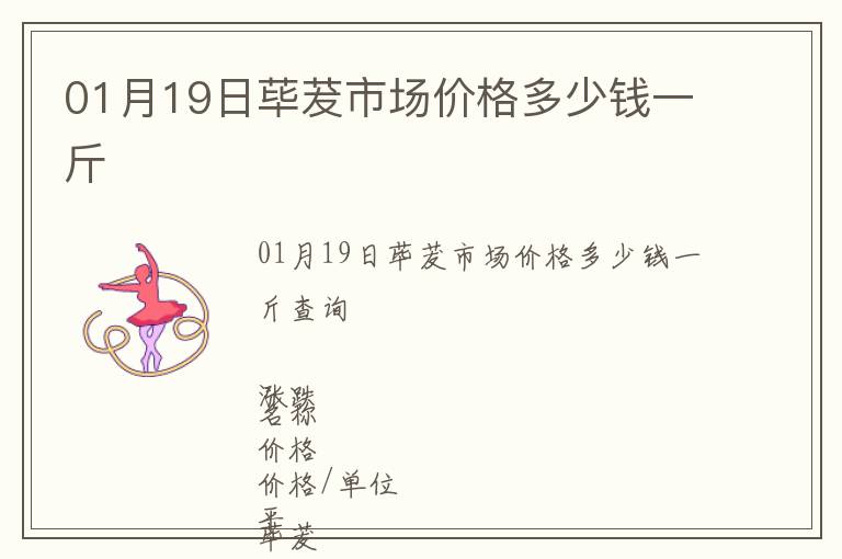 01月19日蓽茇市場價格多少錢一斤